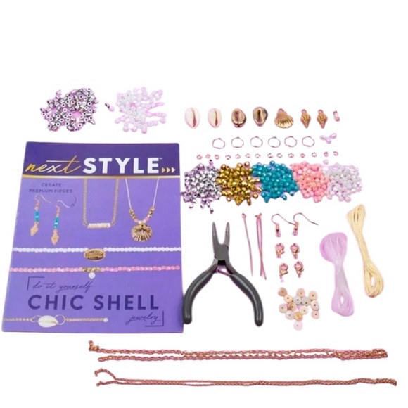 Next Style Do It Yourself Chic Shell Gold Jewelry Set - Picture 2 of 4